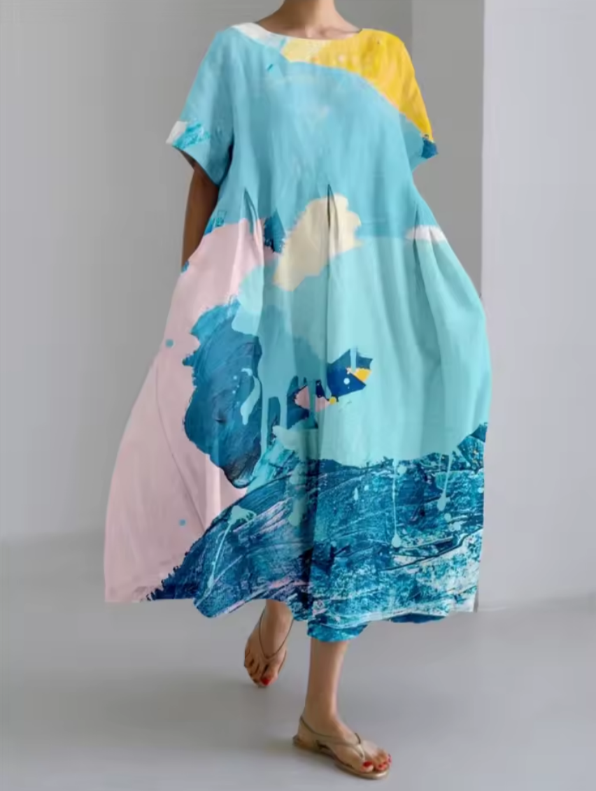 The Ferndale™ | Romantic Print Midi