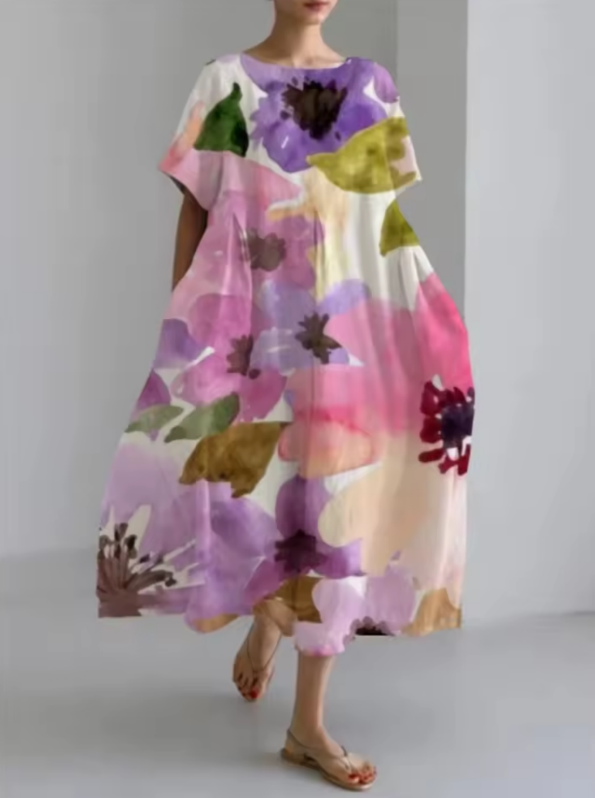 The Ferndale™ | Romantic Print Midi