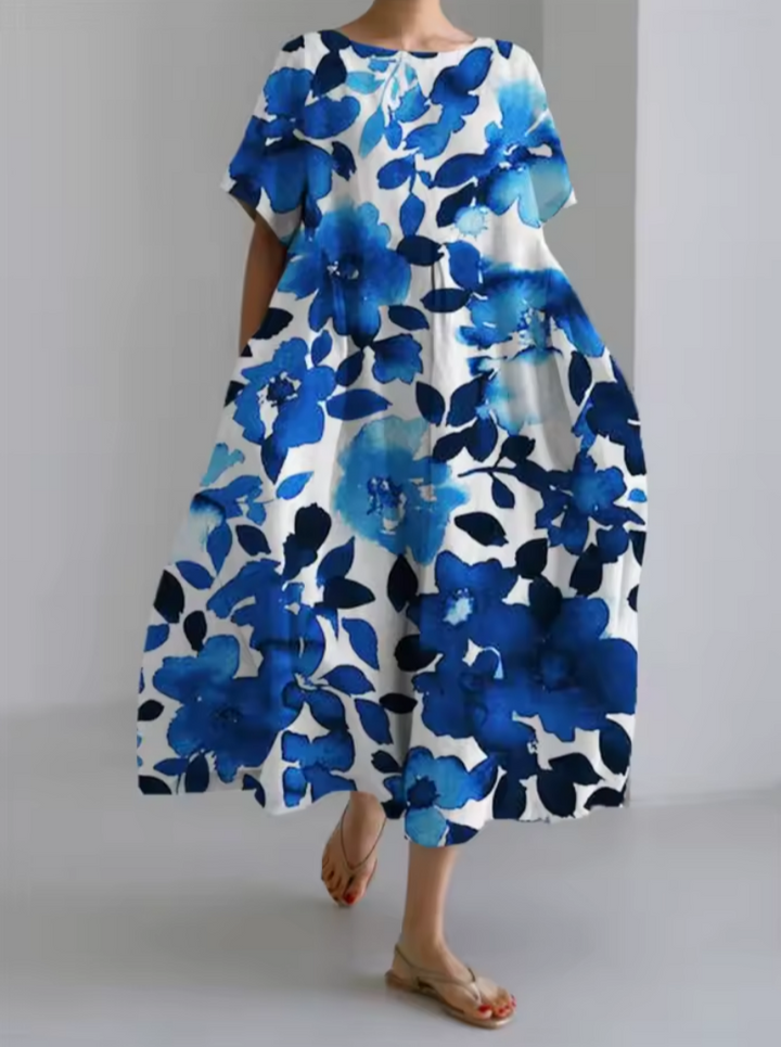 The Ferndale™ | Romantic Print Midi
