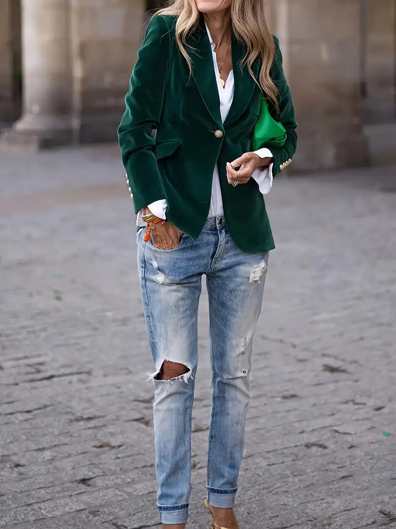 The Evelina™ | Evening Velvet Blazer