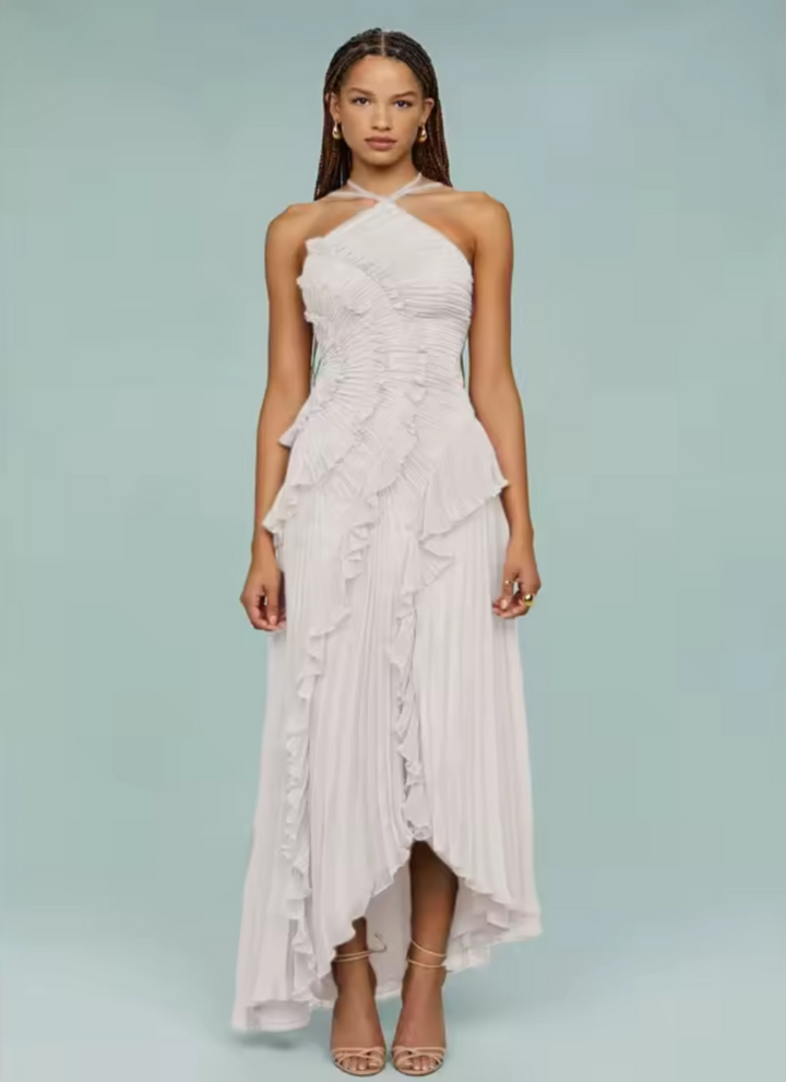 The Halewick™ | Flowing Ocean Swirl Dress