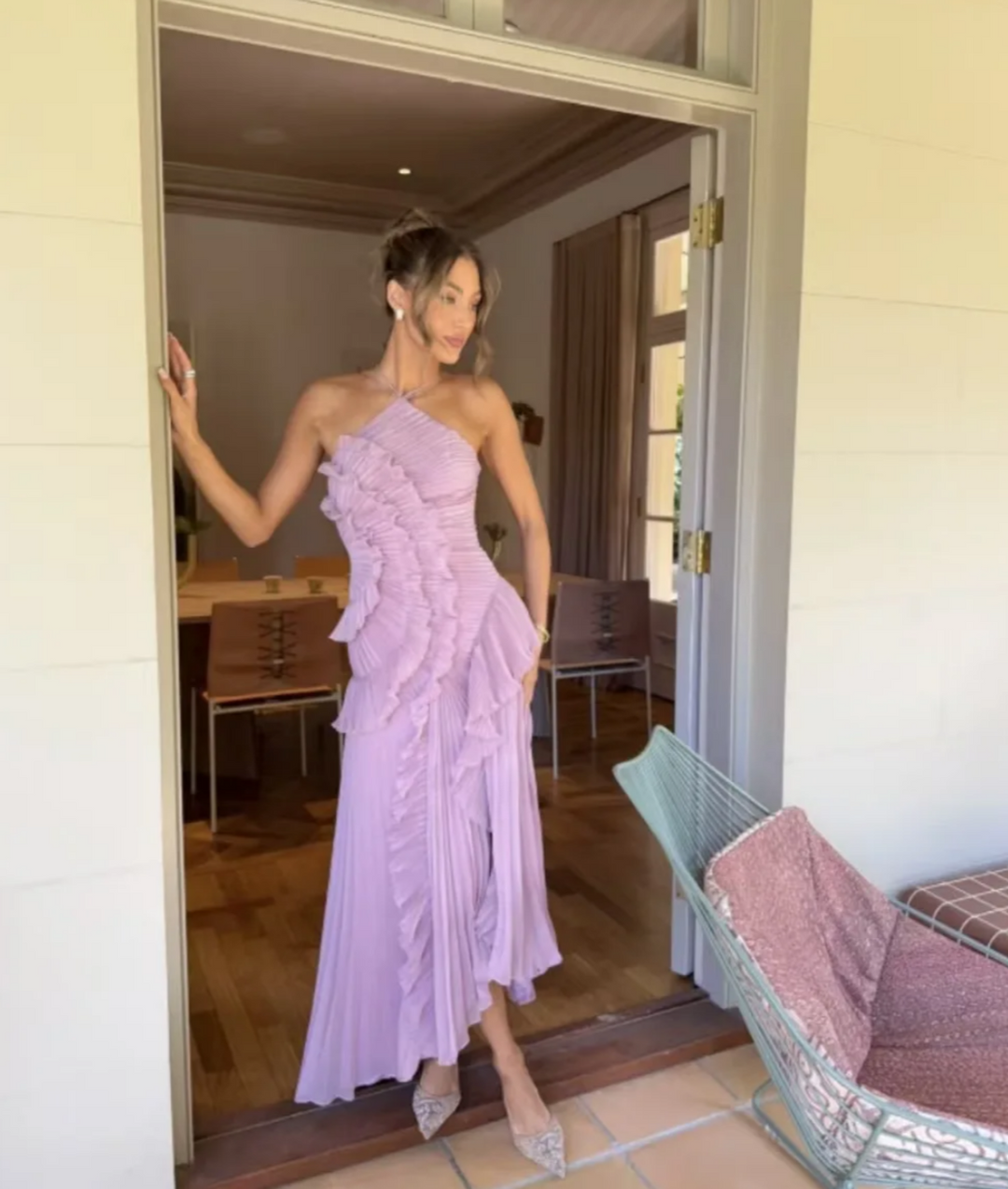 The Halewick™ | Flowing Ocean Swirl Dress
