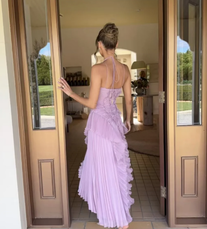 The Halewick™ | Flowing Ocean Swirl Dress