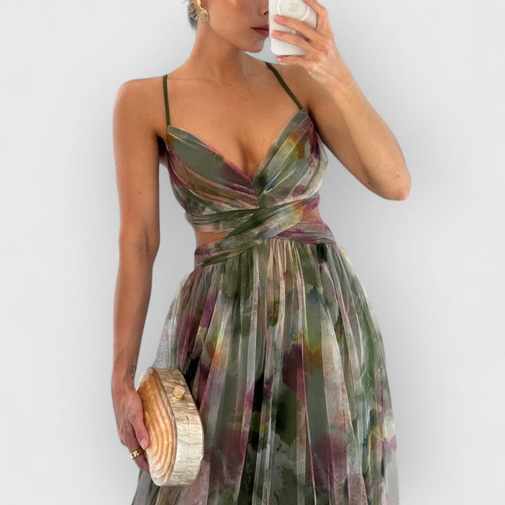 The Amarae™ | Dreamy Garden Maxi Dress