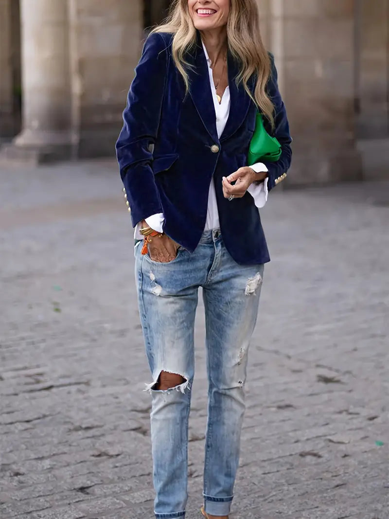 The Evelina™ | Evening Velvet Blazer