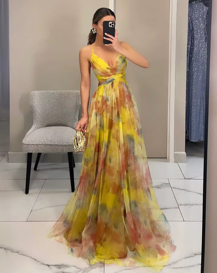 The Amarae™ | Dreamy Garden Maxi Dress