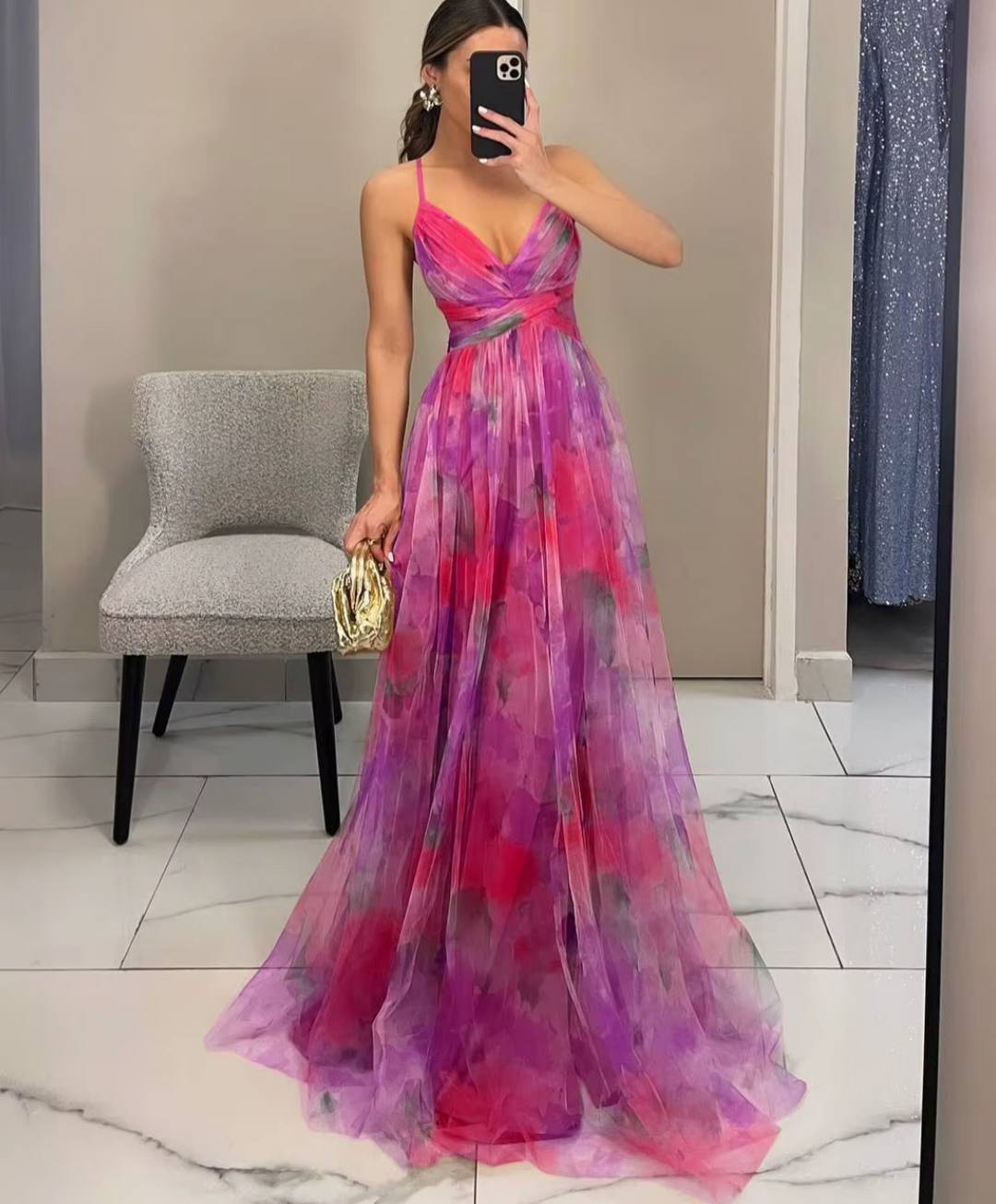 The Amarae™ | Dreamy Garden Maxi Dress