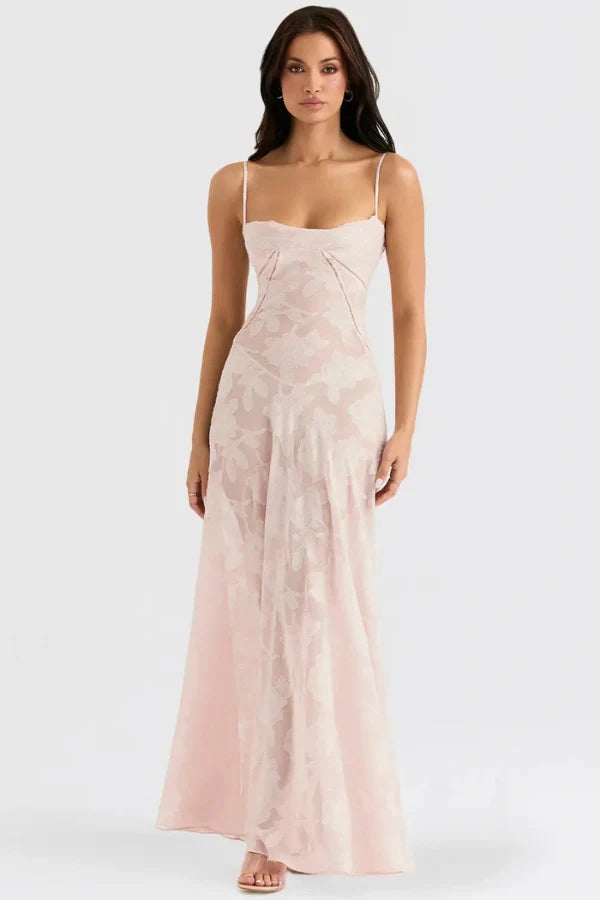 The Enlira™ | Dreamy Lace Halter Dress for Women – Spring Summer Holiday Fairy Look