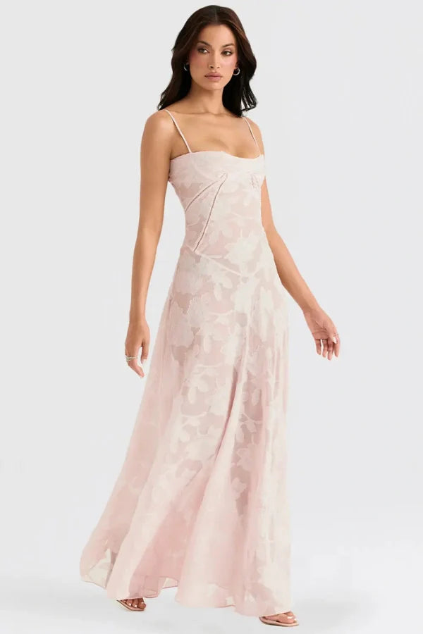 The Enlira™ | Dreamy Lace Halter Dress for Women – Spring Summer Holiday Fairy Look