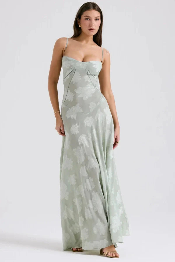 The Enlira™ | Dreamy Lace Halter Dress for Women – Spring Summer Holiday Fairy Look