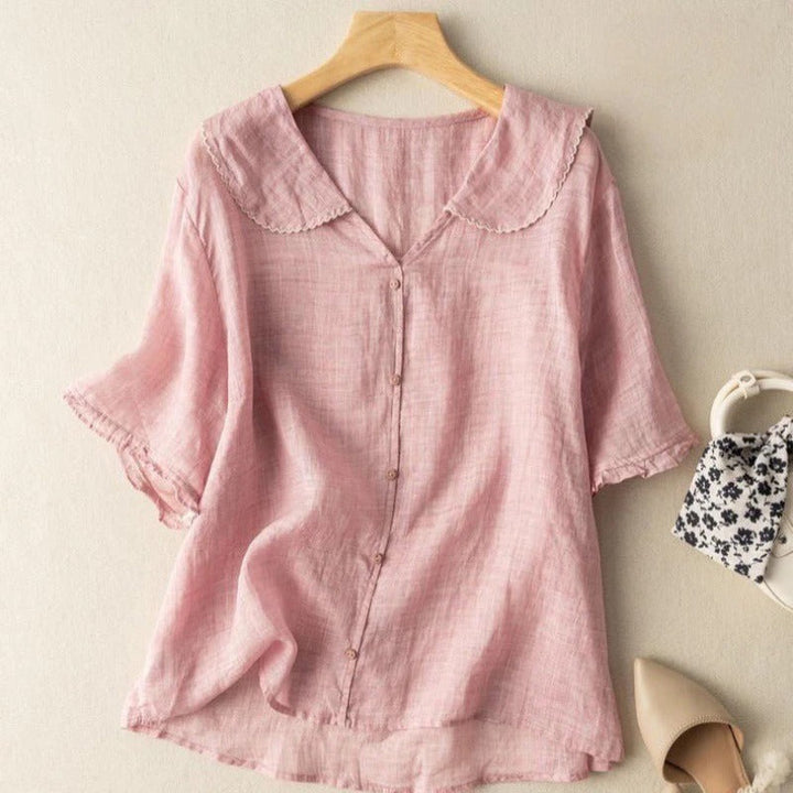 The Edenton™ | Breezy Button Blouse