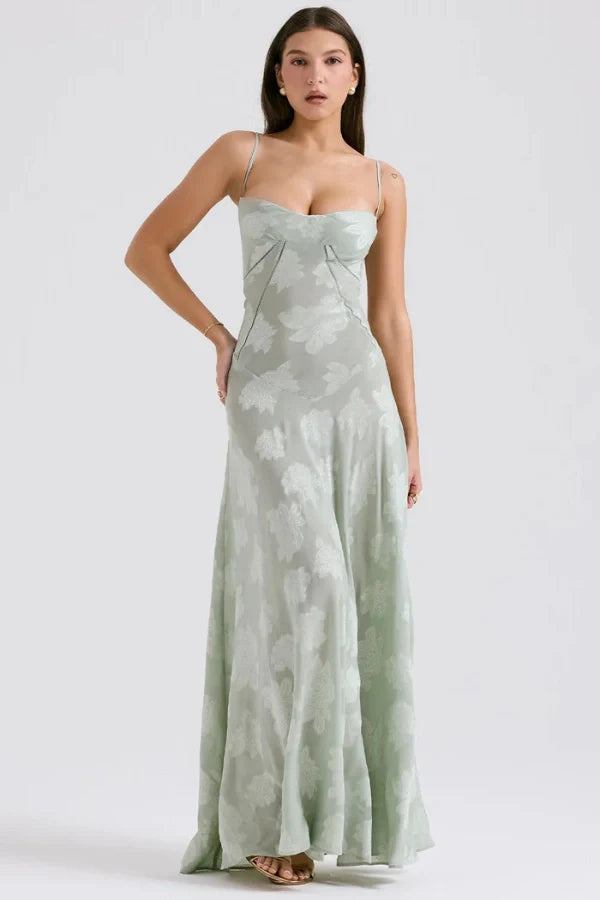 The Enlira™ | Dreamy Lace Halter Dress for Women – Spring Summer Holiday Fairy Look