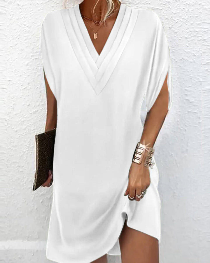 The Noelette™ | Romantic V-Cut Dress