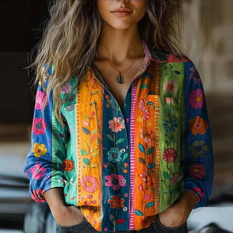 The Aviana™ | Vintage Lapel Long Sleeve