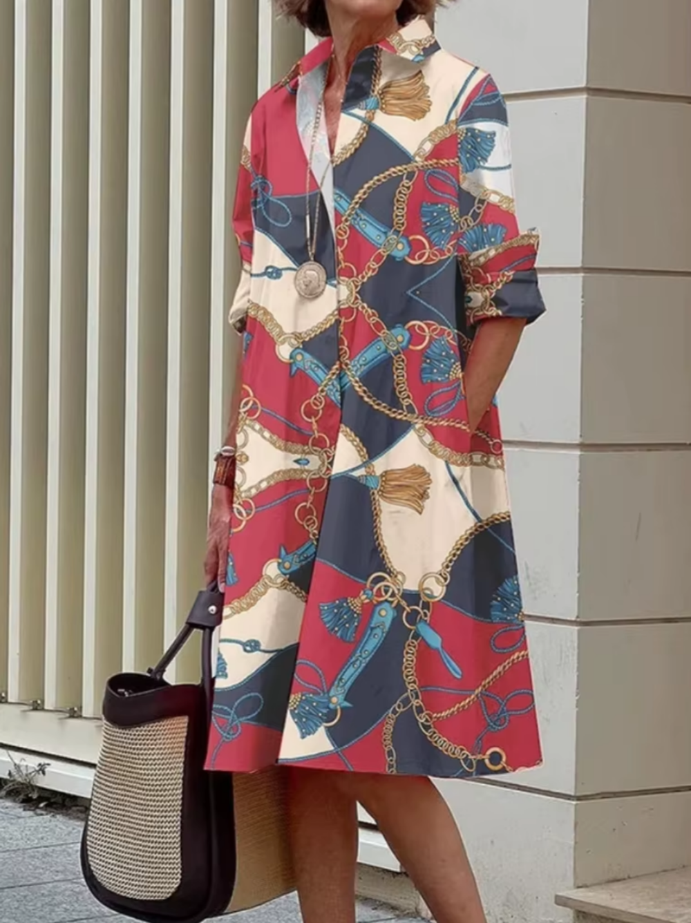 The Naya™ | Patterned Harmony Dress