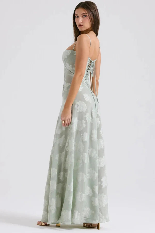 The Enlira™ | Dreamy Lace Halter Dress for Women – Spring Summer Holiday Fairy Look
