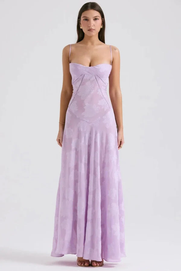 The Enlira™ | Dreamy Lace Halter Dress for Women – Spring Summer Holiday Fairy Look