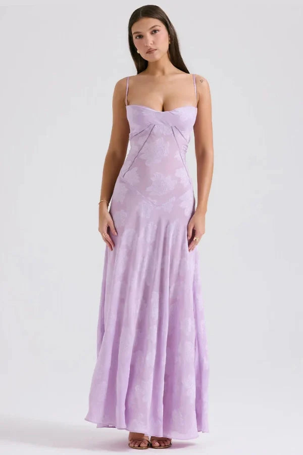 The Enlira™ | Dreamy Lace Halter Dress for Women – Spring Summer Holiday Fairy Look