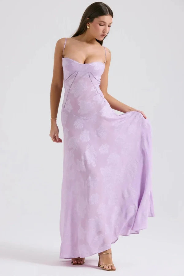 The Enlira™ | Dreamy Lace Halter Dress for Women – Spring Summer Holiday Fairy Look