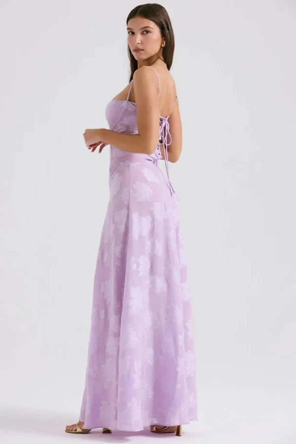 The Enlira™ | Dreamy Lace Halter Dress for Women – Spring Summer Holiday Fairy Look