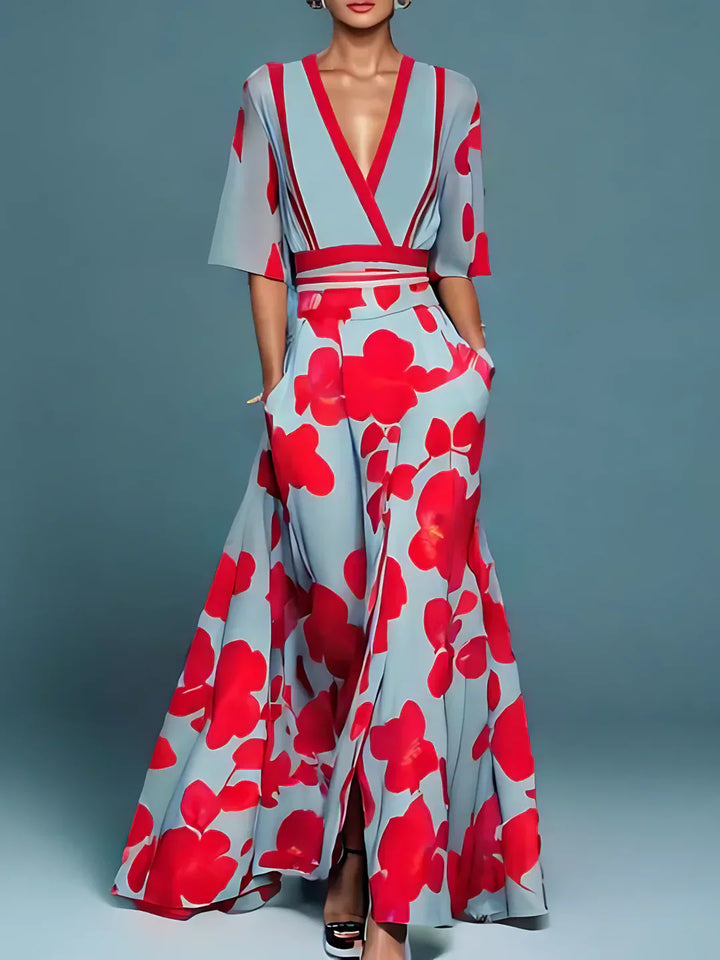 The Elara™ | The Floral Grace Dress