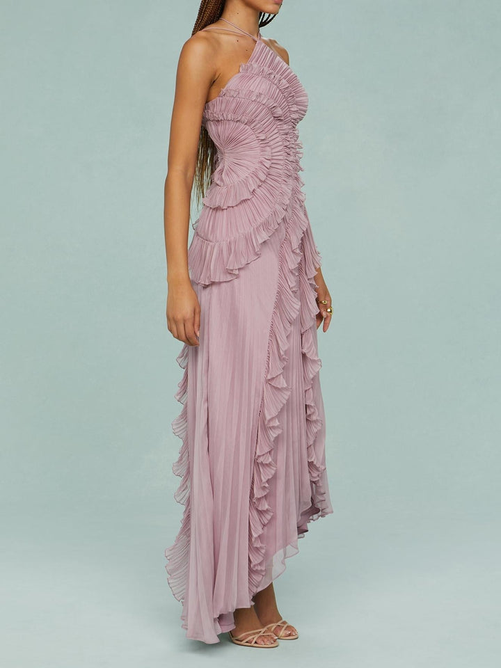 The Halewick™ | Flowing Ocean Swirl Dress