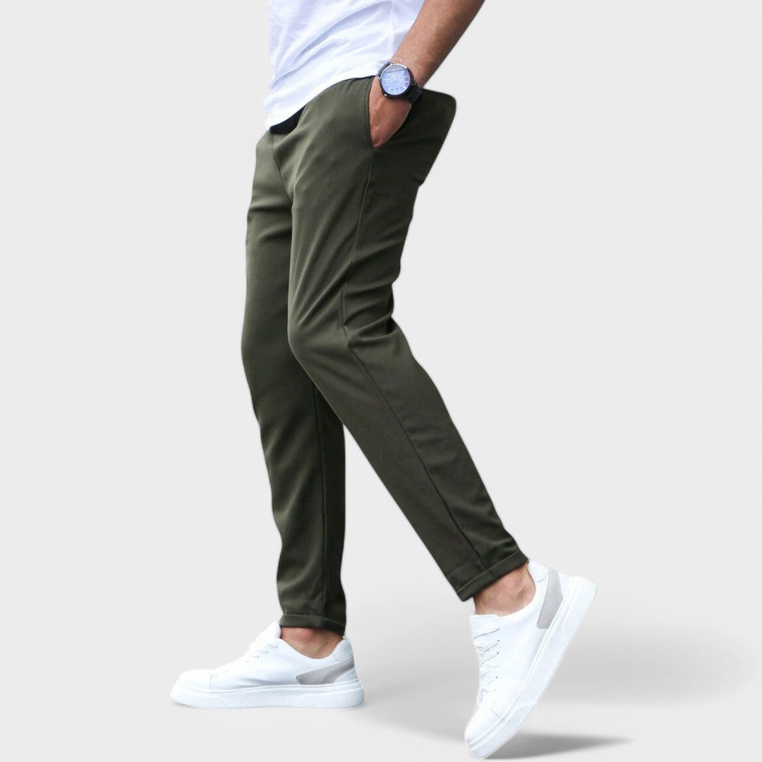 The Tavian™ | Refined Flex Trousers