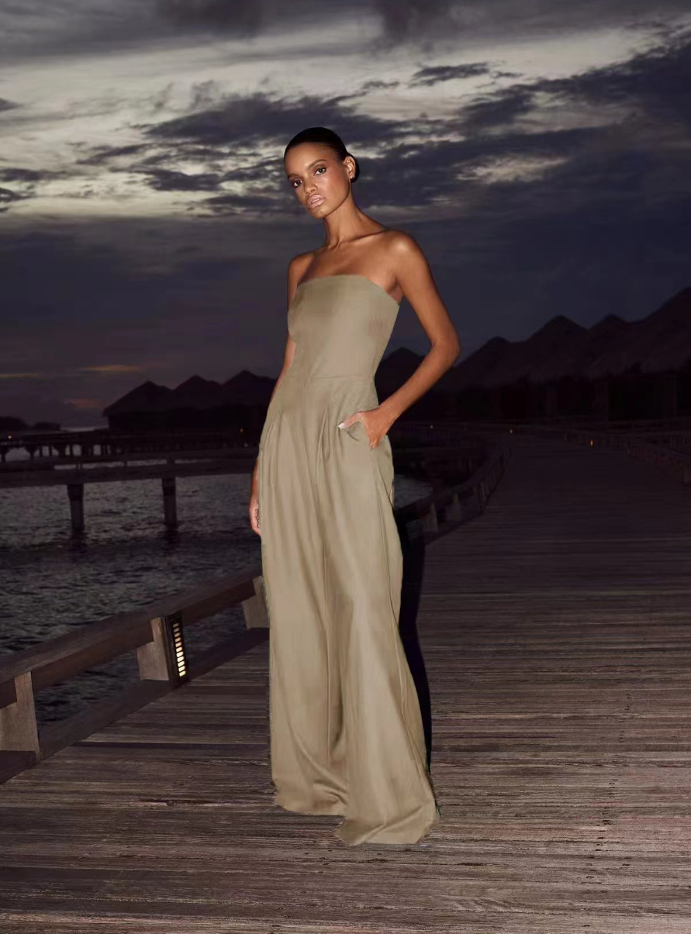 The Nerissa™ | Elegant Sleeveless One-Piece