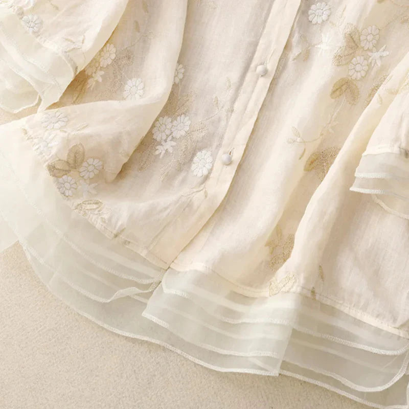 The Elowen™ | Embroidered Blouse