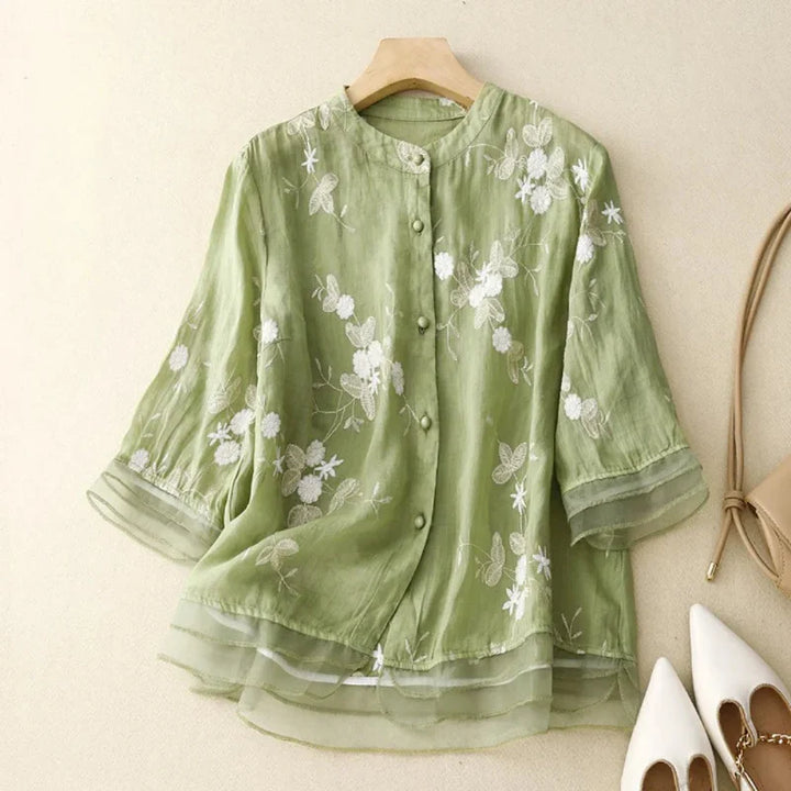 The Elowen™ | Embroidered Blouse