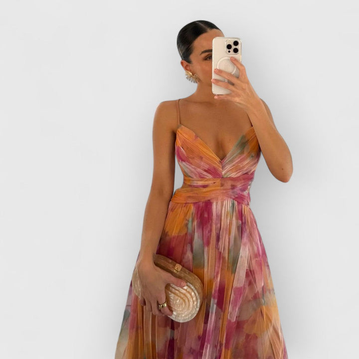 The Amarae™ | Dreamy Garden Maxi Dress