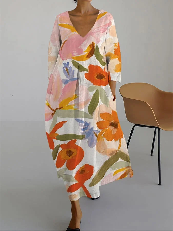 The Ferndale™ | Romantic Print Midi