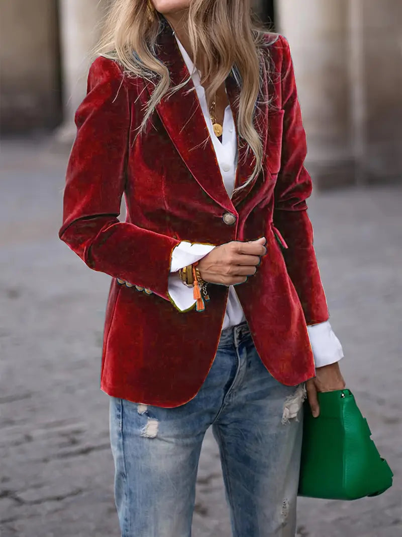 The Evelina™ | Evening Velvet Blazer
