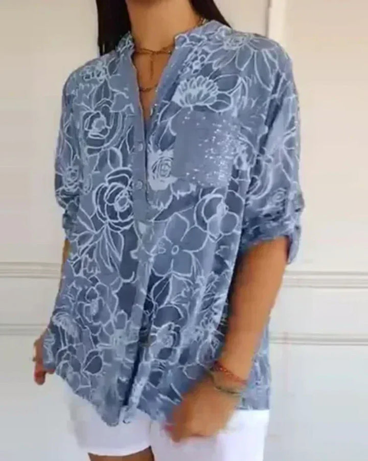 The Cressida™ | Petal Breeze Blouse