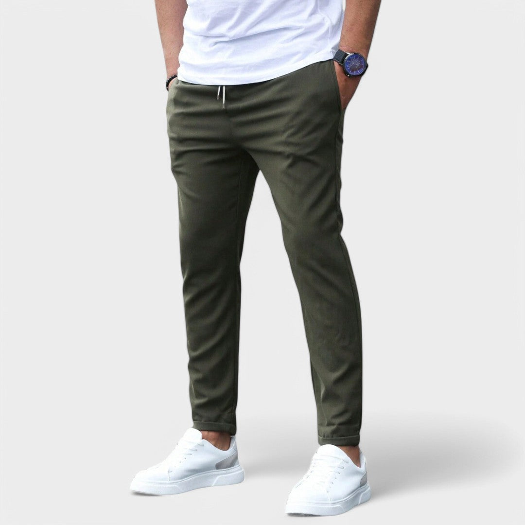 The Tavian™ | Refined Flex Trousers