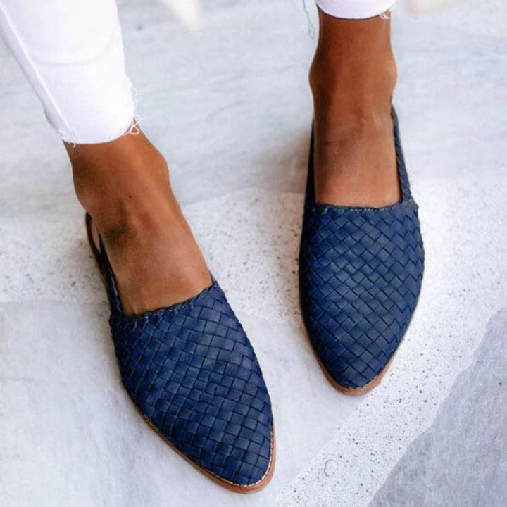 UV Evella™ – Stylish Woven Slingback Flats