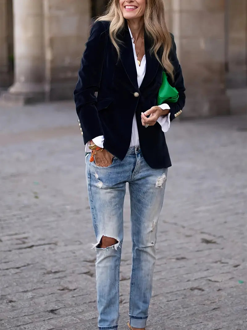 The Evelina™ | Evening Velvet Blazer