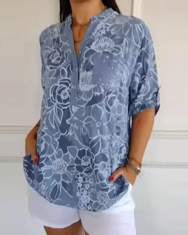 The Cressida™ | Petal Breeze Blouse