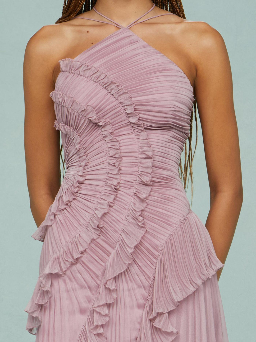 The Halewick™ | Flowing Ocean Swirl Dress