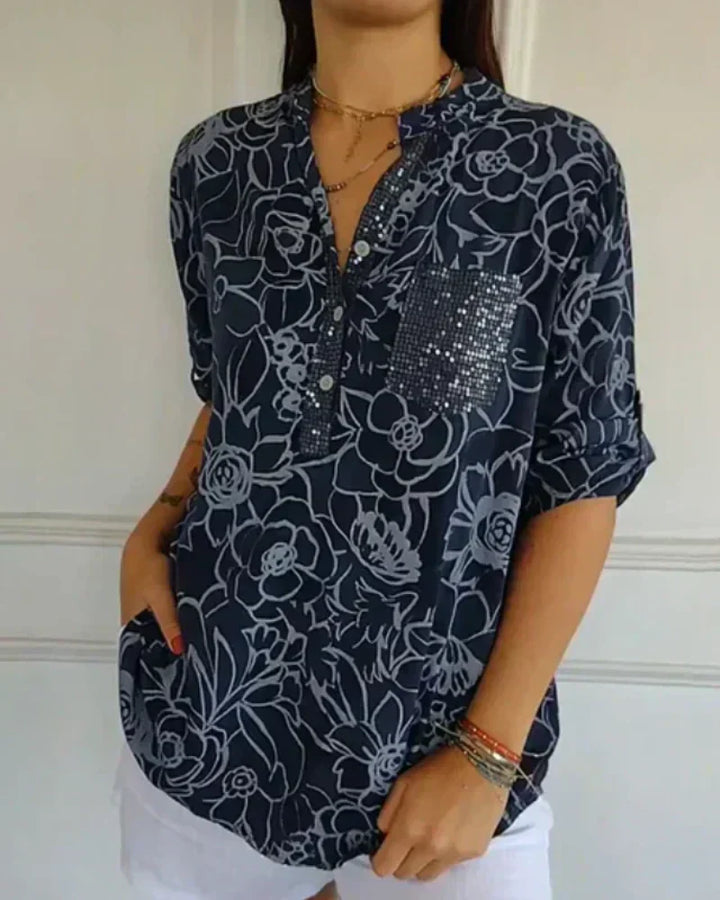 The Cressida™ | Petal Breeze Blouse
