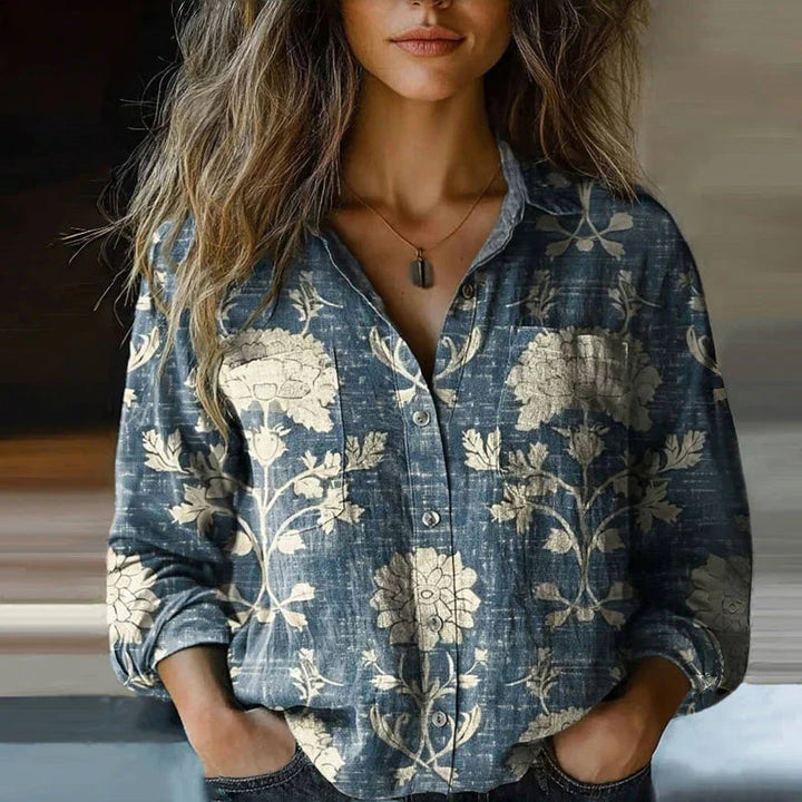 The Aviana™ | Vintage Lapel Long Sleeve