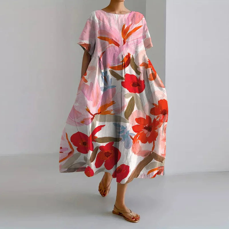 The Ferndale™ | Romantic Print Midi