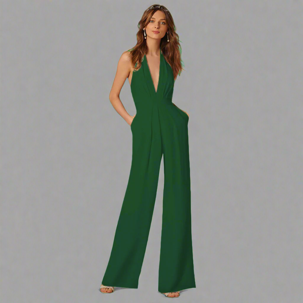 The Virelline™ | Elegant Backless Jumpsuit