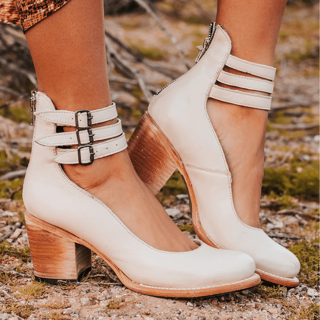 UV Valmira™ | Bold Triple-Strap Heels