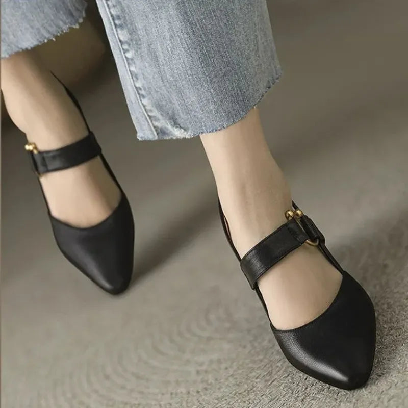 The Elvessa™ | Buckle Strap Heel