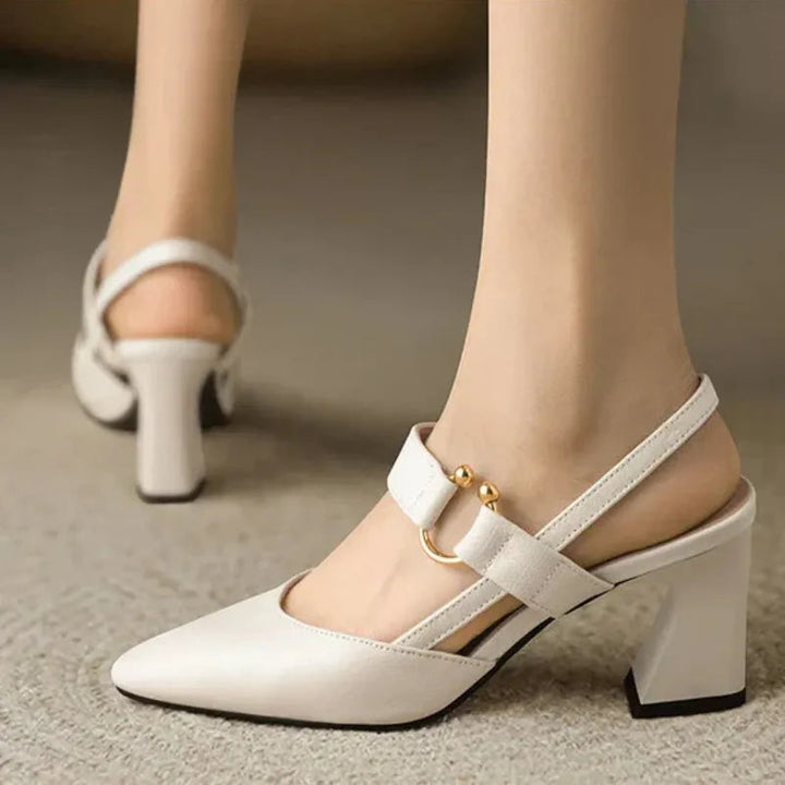 The Elvessa™ | Buckle Strap Heel