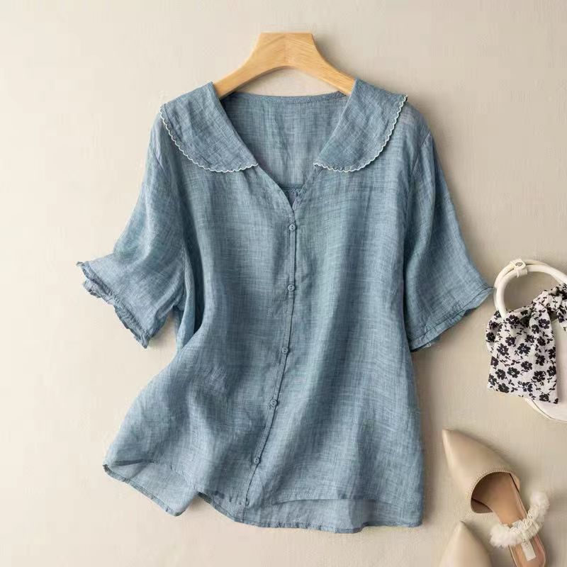 The Edenton™ | Breezy Button Blouse
