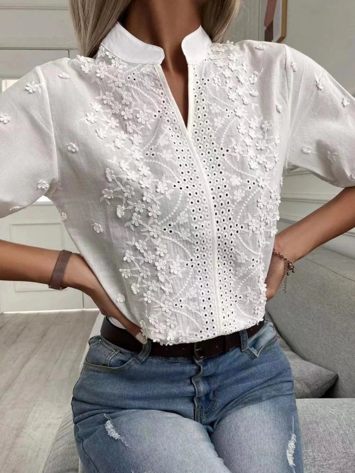 The Waverly™ | Delicate Embroidered Blouse