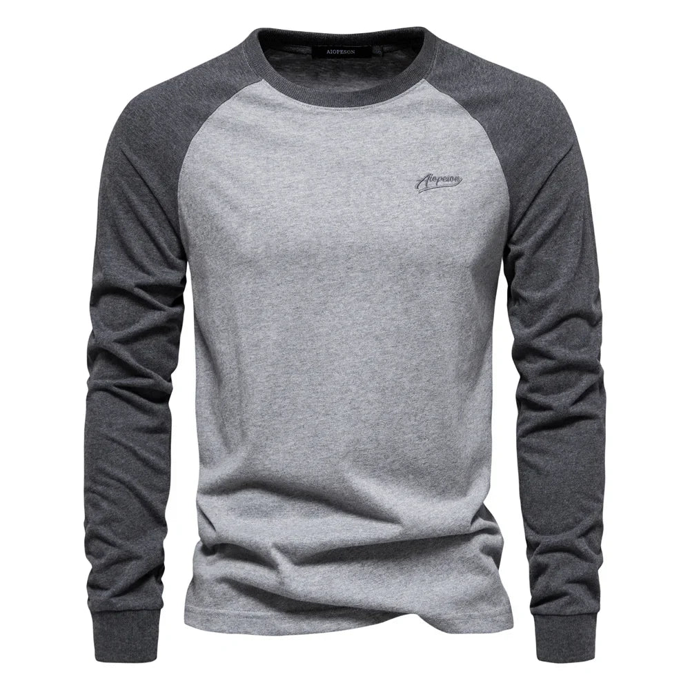 The Calder™ | Patchwork Long Sleeve Tee