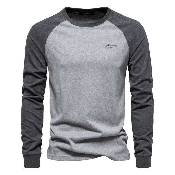 The Calder™ | Patchwork Long Sleeve Tee